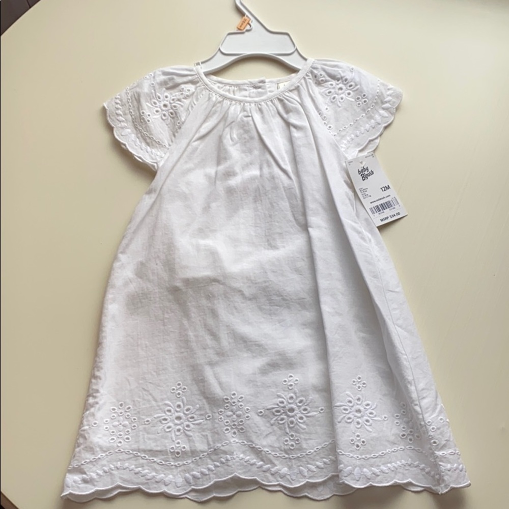 White eyelet dress